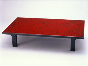 溜朱布目五尺テーブル